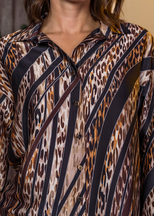 Printed Drop Shoulder Shirt