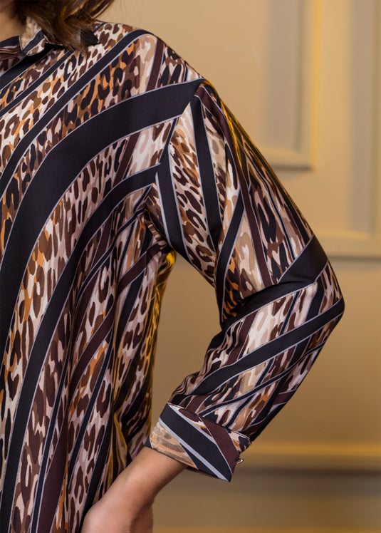 Printed Drop Shoulder Shirt