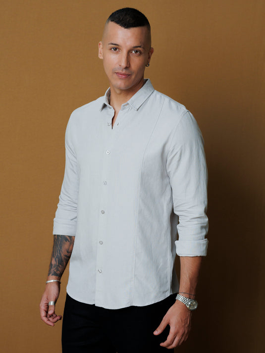 Front detailed L/S shirt