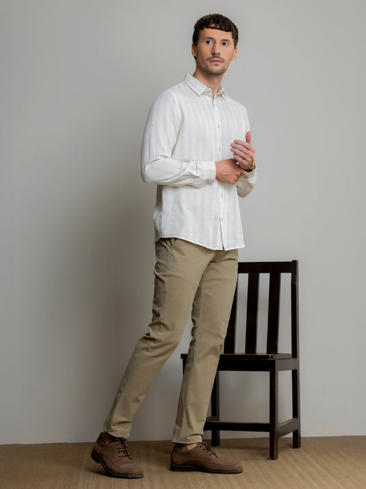 Casual Wear Stripe L/S Shirt