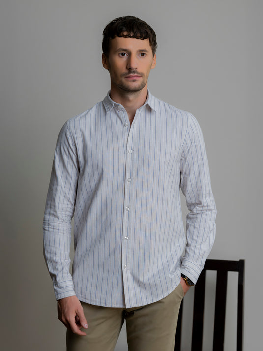 Casual Wear Stripe L/S Shirt