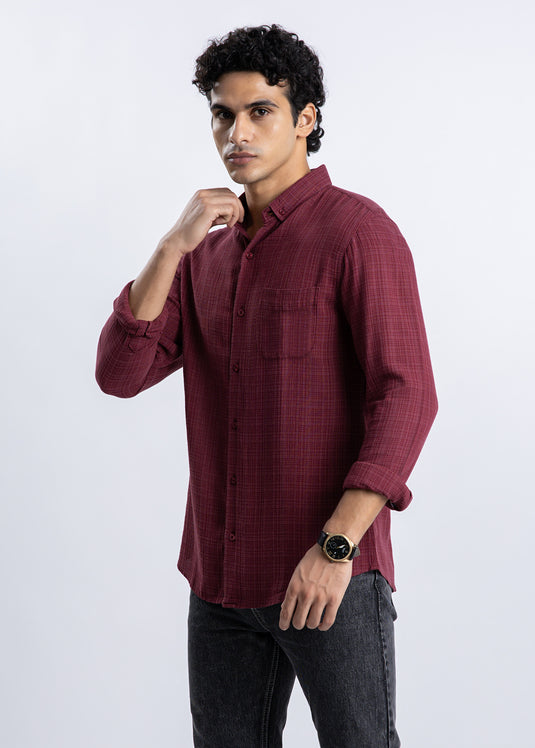 Casual Wear Check L/S Shirt