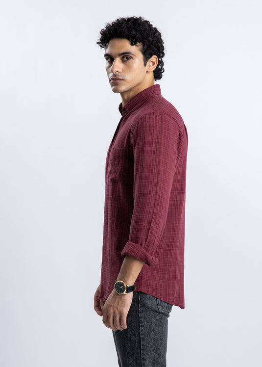 Casual Wear Check L/S Shirt