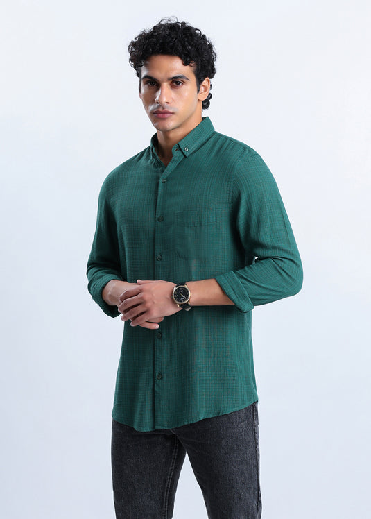 Casual Wear Check L/S Shirt