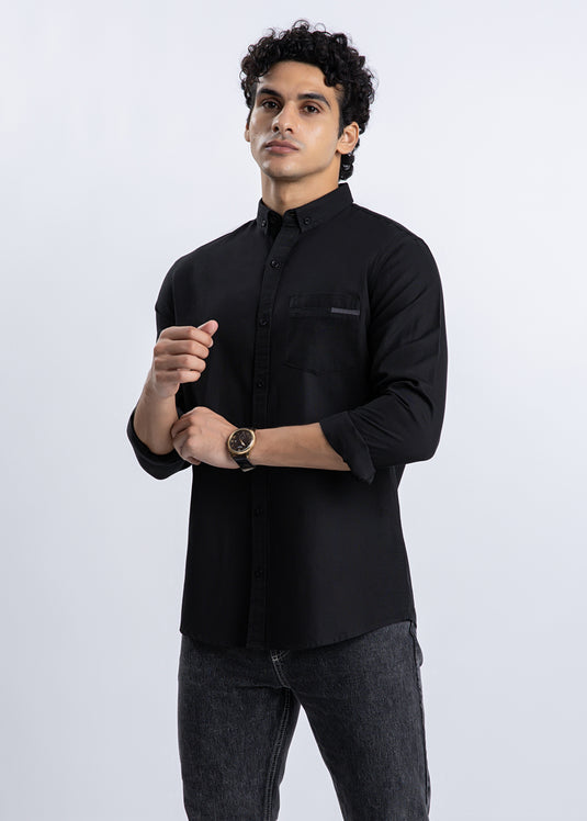 Detailed Casual Wear L/S Shirt