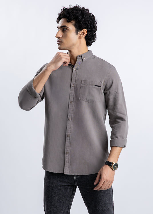 Detailed Casual Wear L/S Shirt