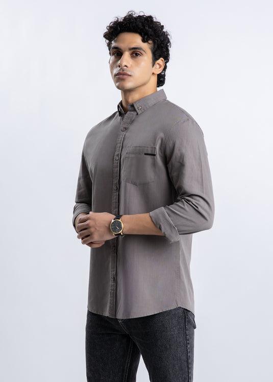 Detailed Casual Wear L/S Shirt
