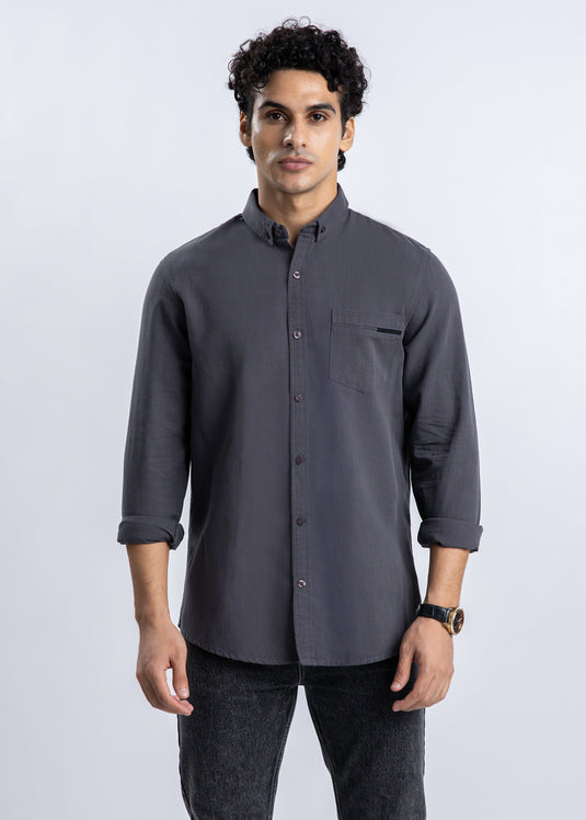Detailed Casual Wear L/S Shirt