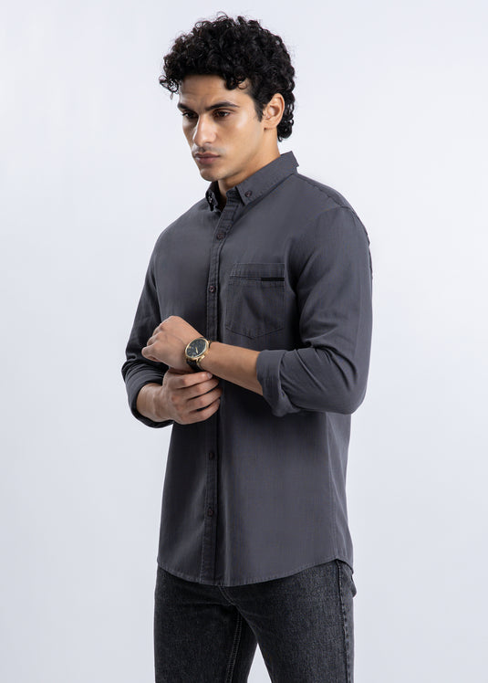 Detailed Casual Wear L/S Shirt