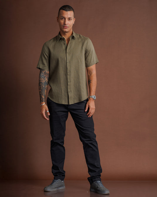 Linen Spencer S/S Shirt