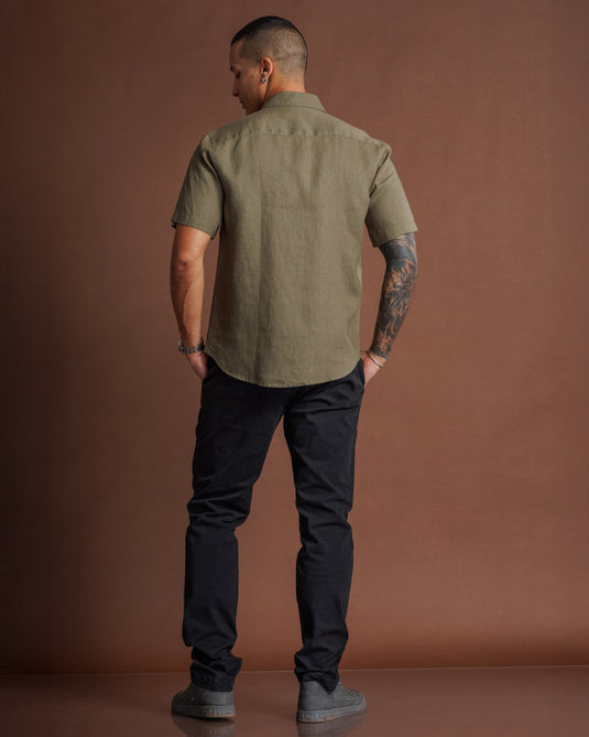Linen Spencer S/S Shirt