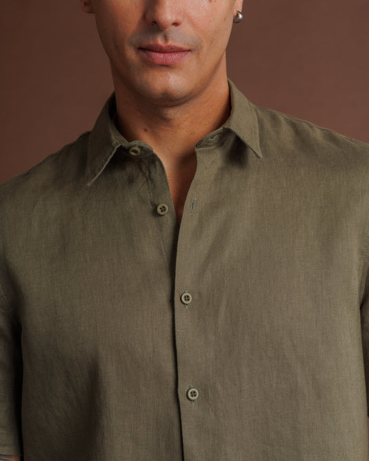 Linen Spencer S/S Shirt