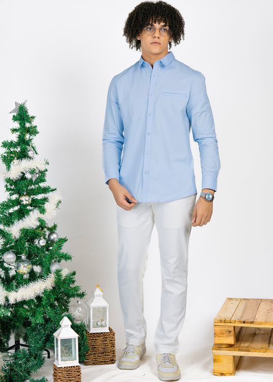 Pocket Detailed L/S Shirt