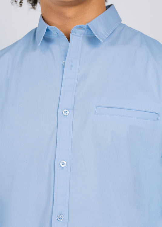 Pocket Detailed L/S Shirt