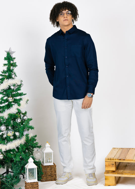 Cotton Regular L/S Shirt