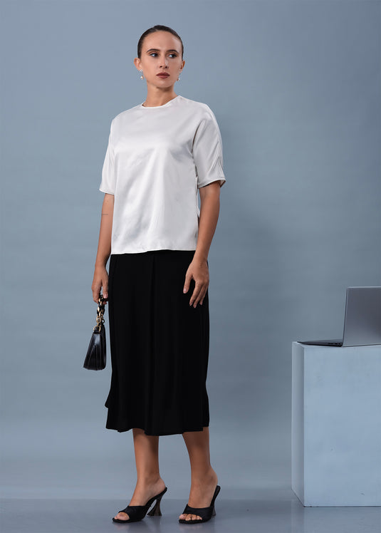 Kimono sleeve basic blouse