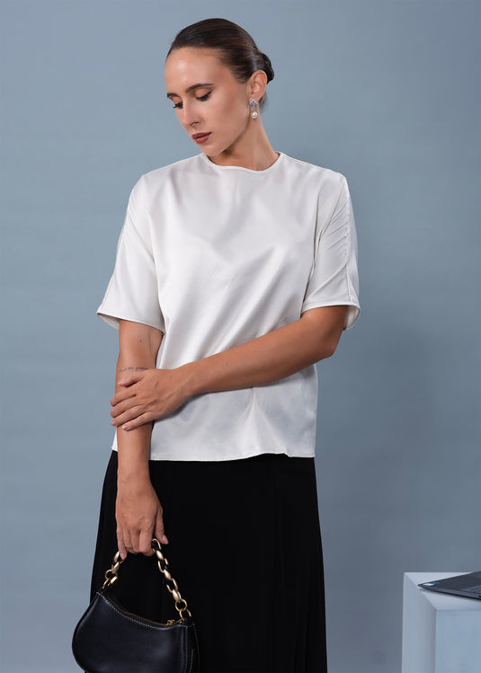 Kimono sleeve basic blouse