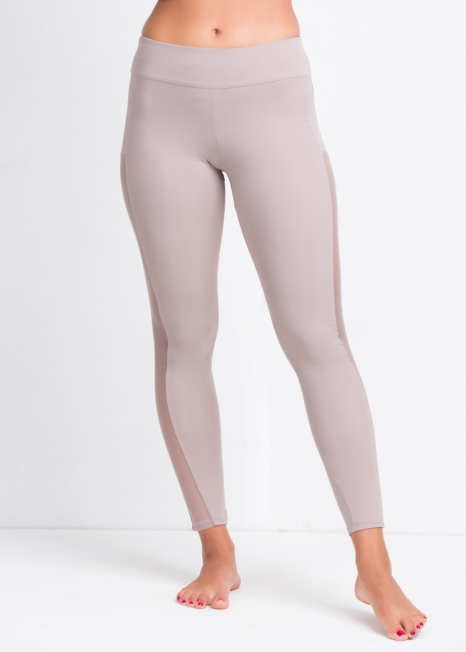 Legging with mesh detailing