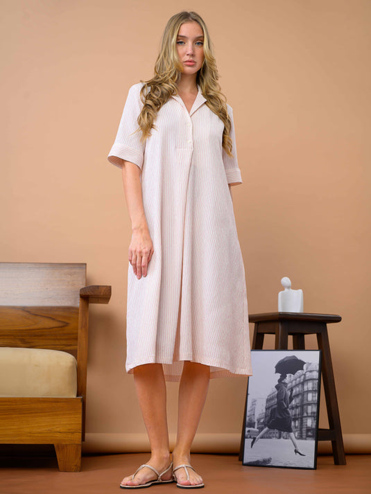 Trapeze midi dress