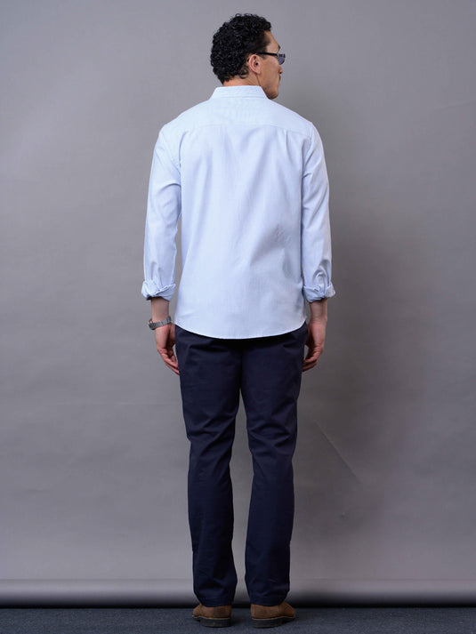 Casual Wear Stripe Long Sleeve Shirt