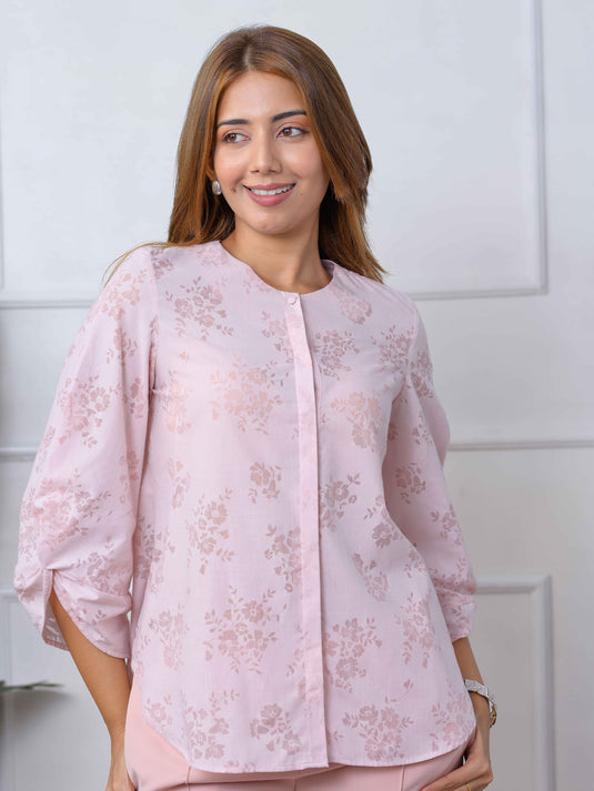 Sleeve Detailed Blouse