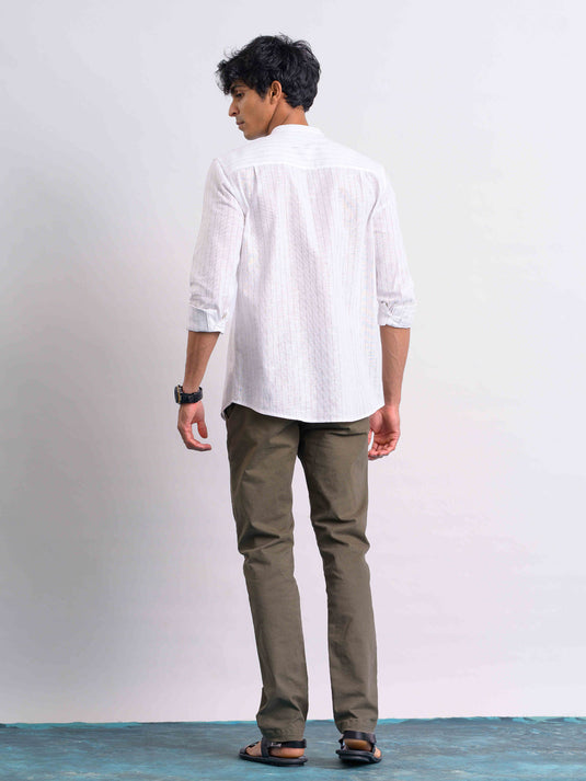 Mao Collared Shirt