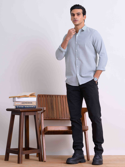 Casual Wear Stripe L/S Shirt