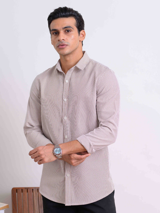 Casual Wear Stripe L/S Shirt