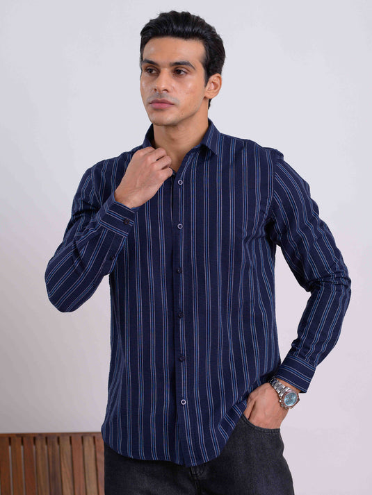 Casual Wear Stripe L/S Shirt