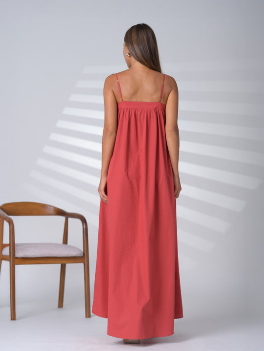 Strappy maxi dress