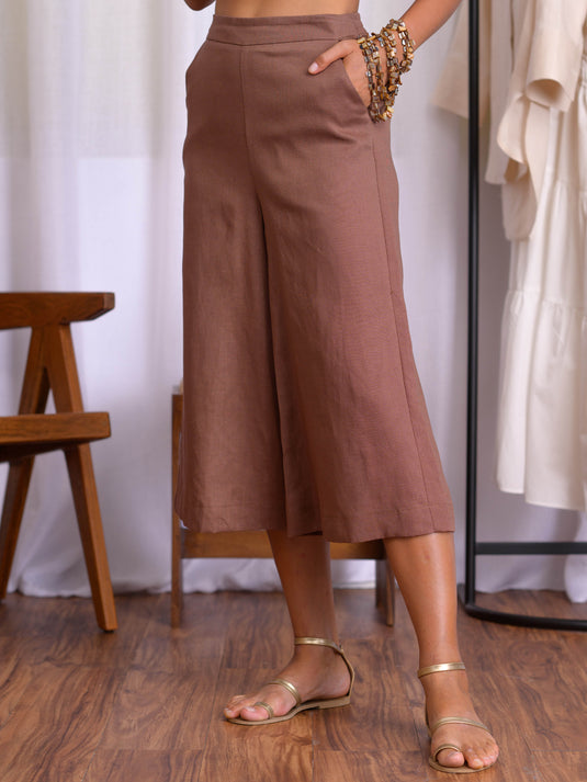 Linen culotte