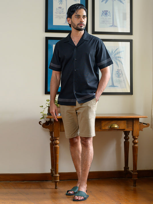 Embroidered Short Sleeve Shirt