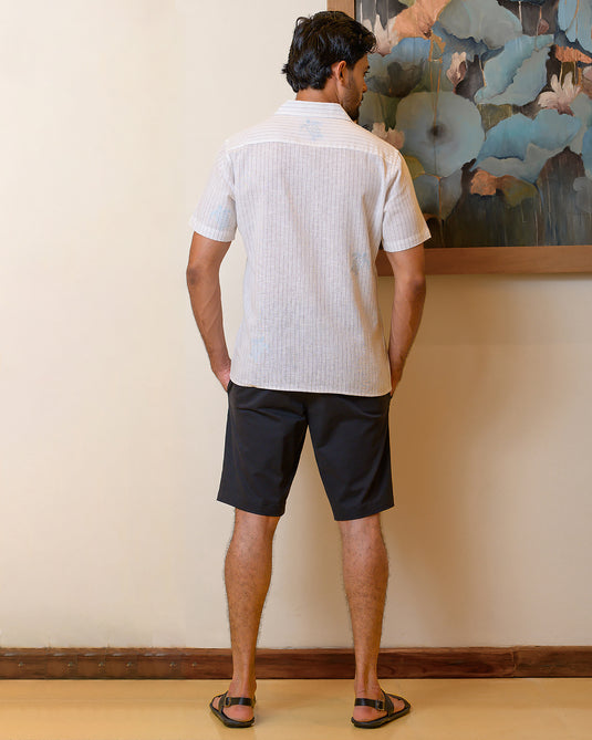 Embroidered Short Sleeve Shirt