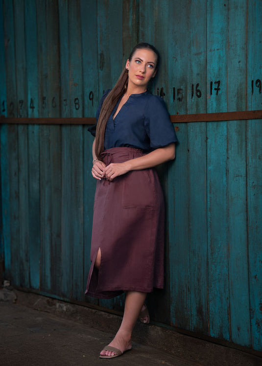 Basic skirt with tie