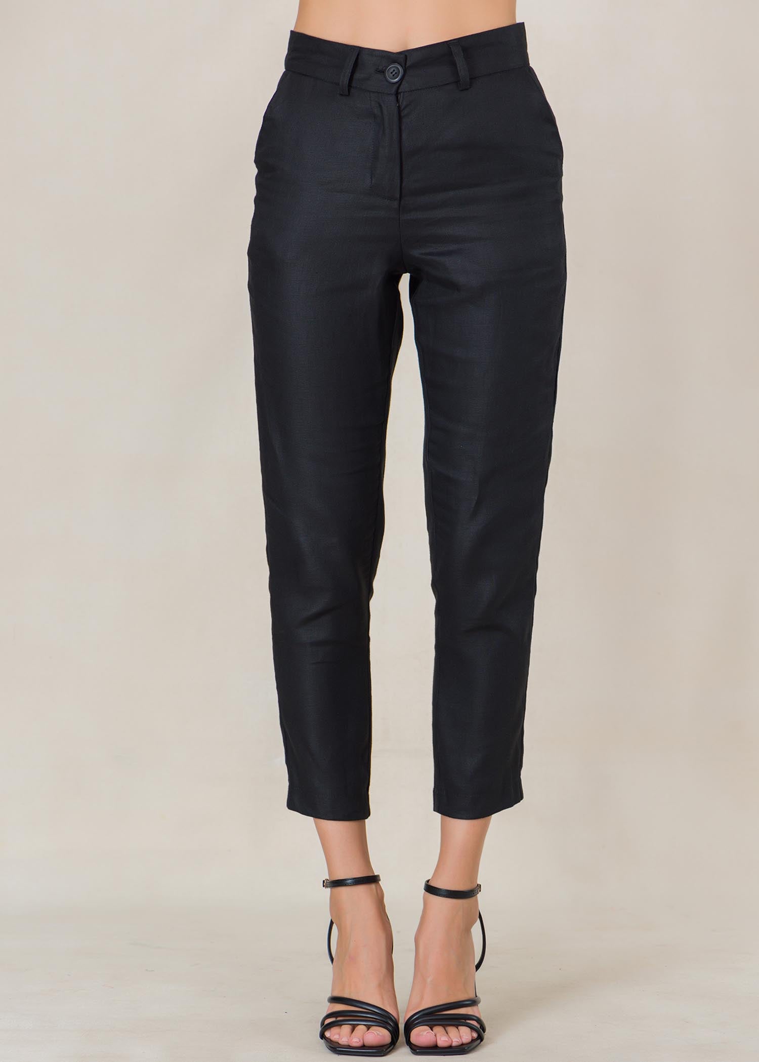 Tailored linen pant