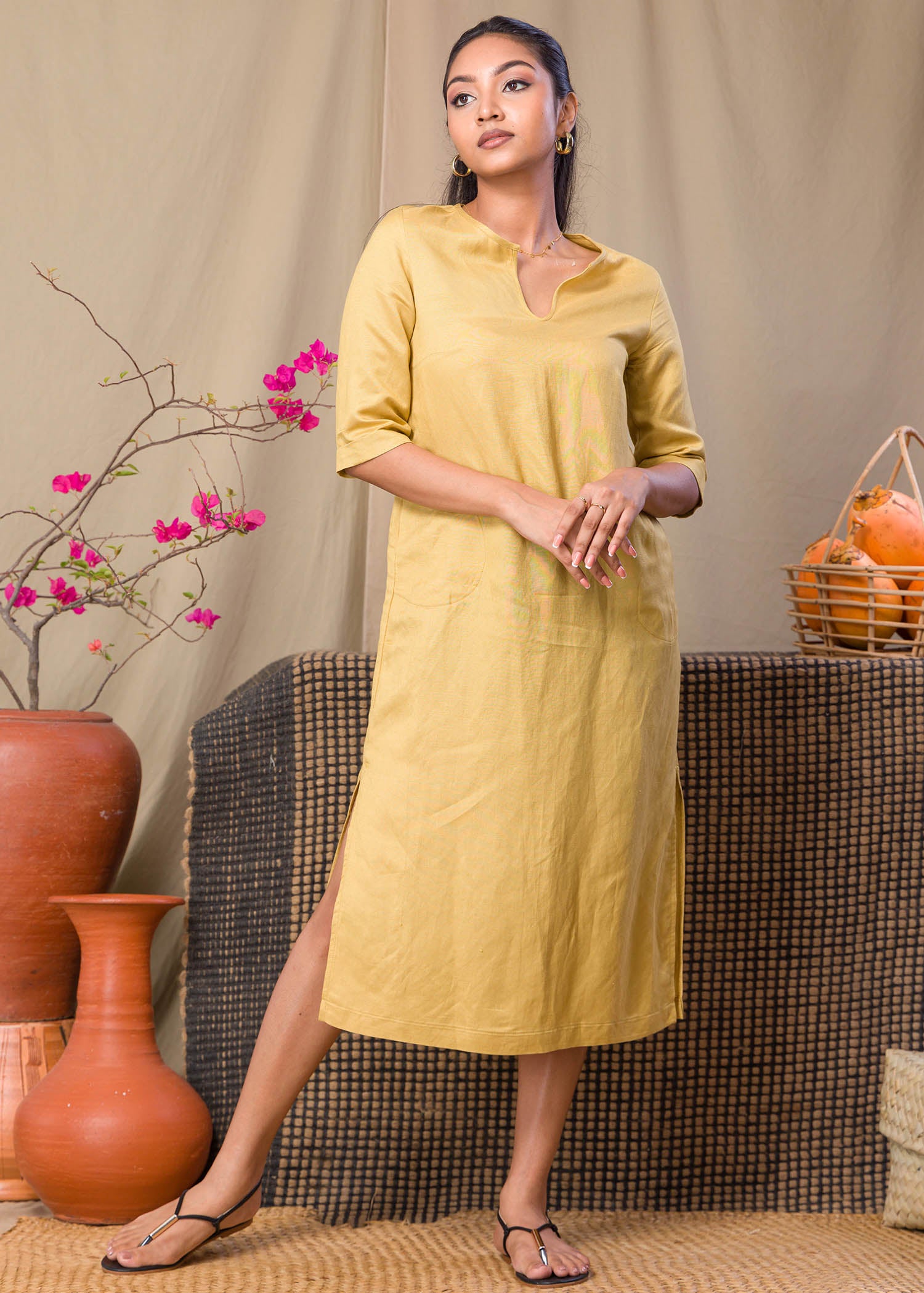 Basic Linen Dress