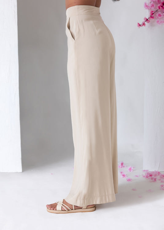 High Waisted Flared Pant