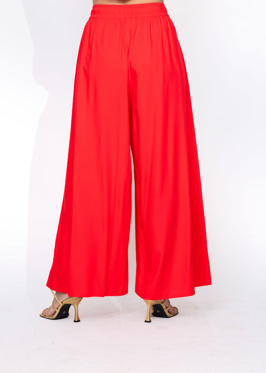 Draw Cord Wide Leg Pant