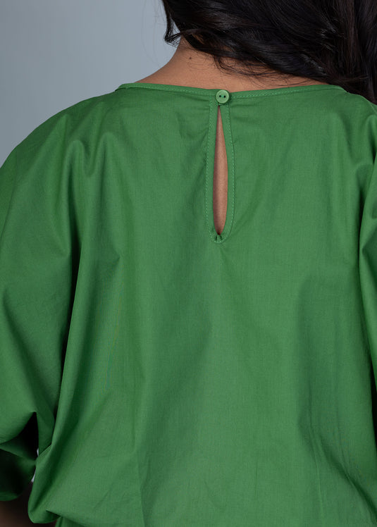 Dolman Sleeve Crop Top