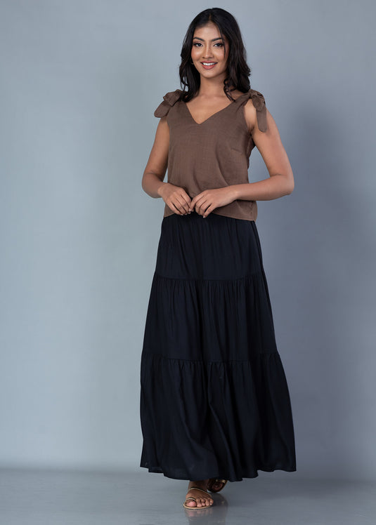 Tie-up Strap Crop Top