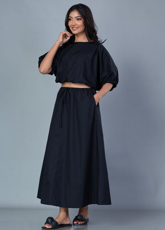 Dolman Sleeve Crop Top