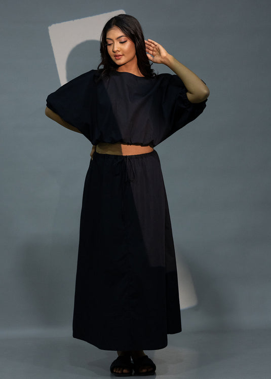 Dolman Sleeve Crop Top