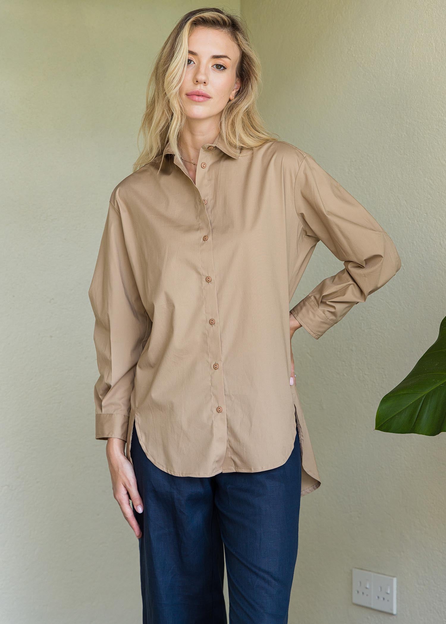 Over Sized Button Down Shirt