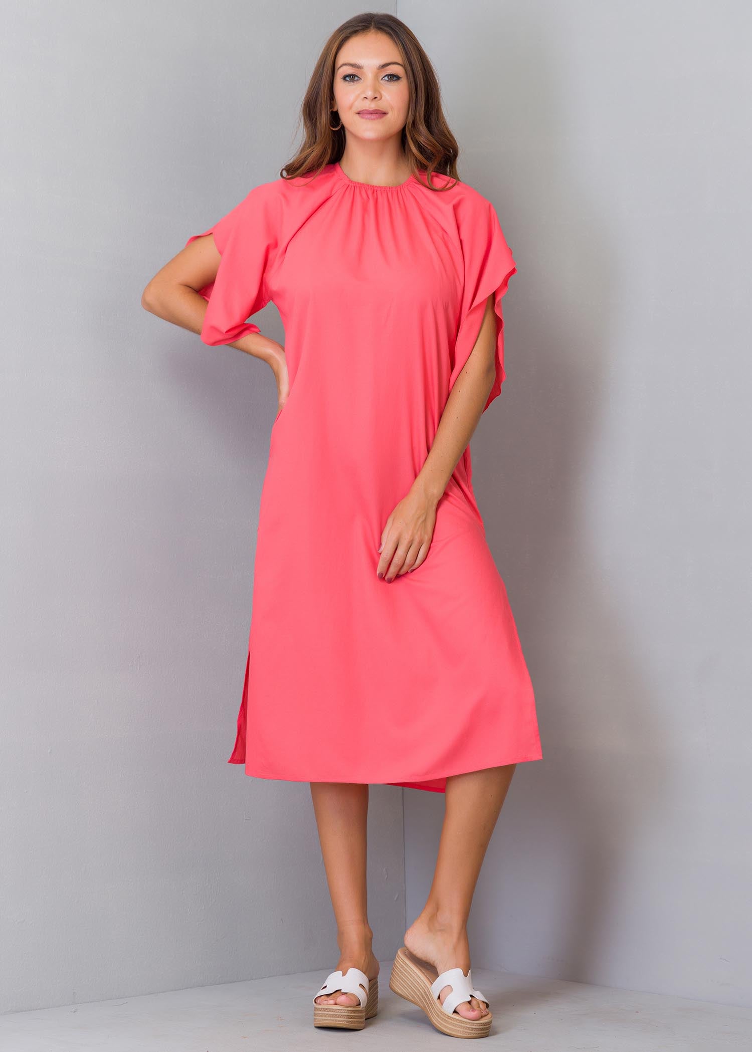 Tulip Sleeve Dress