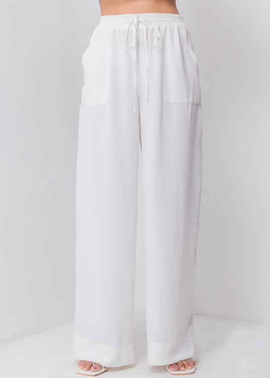Wide Leg Pant With Elasticated Waist