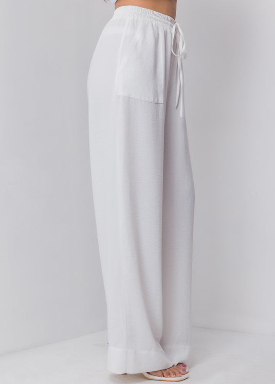 Wide Leg Pant With Elasticated Waist