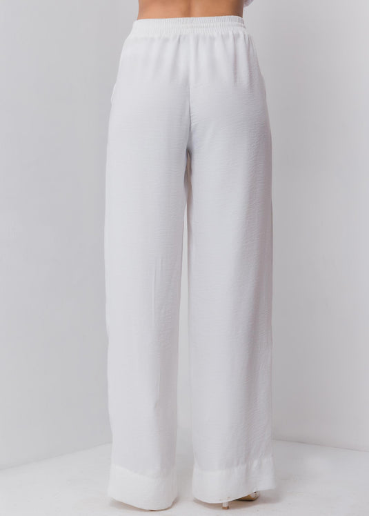 Wide Leg Pant With Elasticated Waist