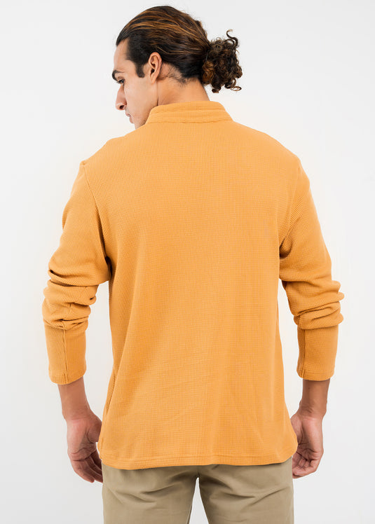 Casual Wear Mao Collar L/S T-Shirt