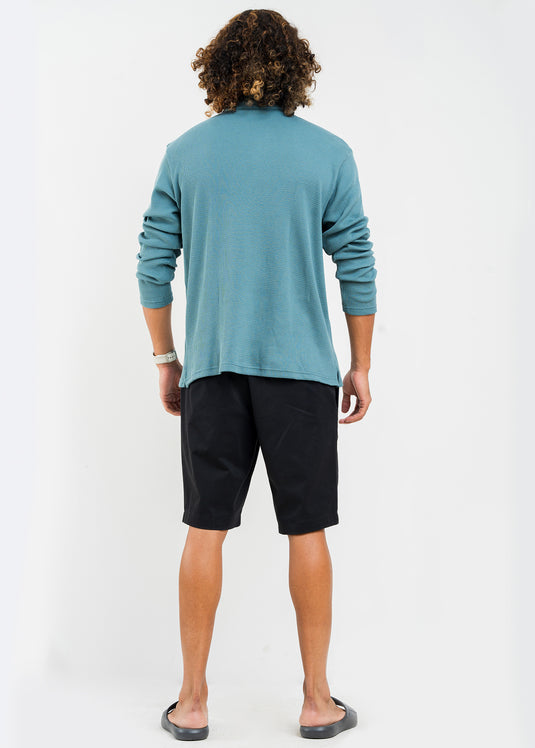 Casual Wear Mao Collar L/S T-Shirt