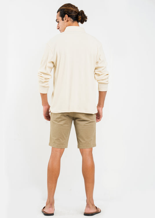 Casual Wear Mao Collar L/S T-Shirt